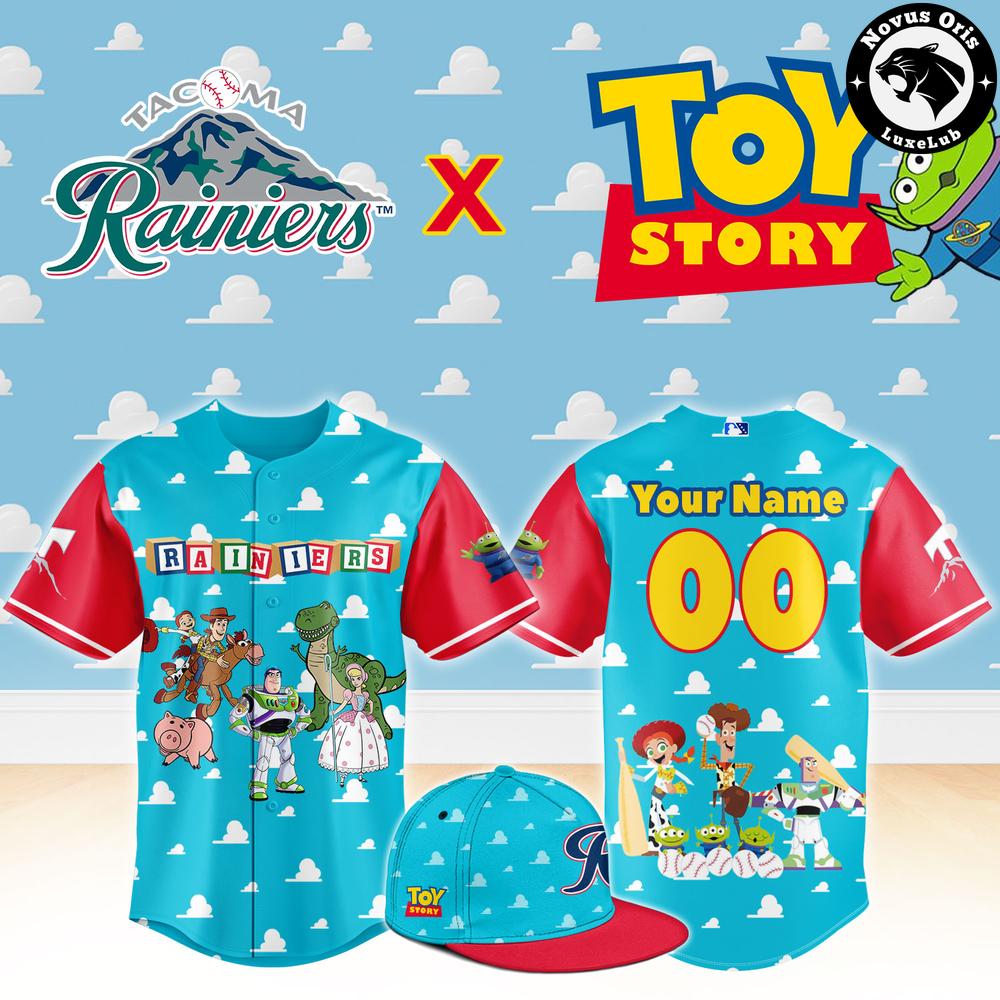 Tacoma Rainiers x Toy Story Night Woody Buzz Lightyear Custom Baseball Jersey 1 - Unicasport Tacoma Rainiers x Toy Story Night Woody Buzz Lightyear Custom Baseball Jersey