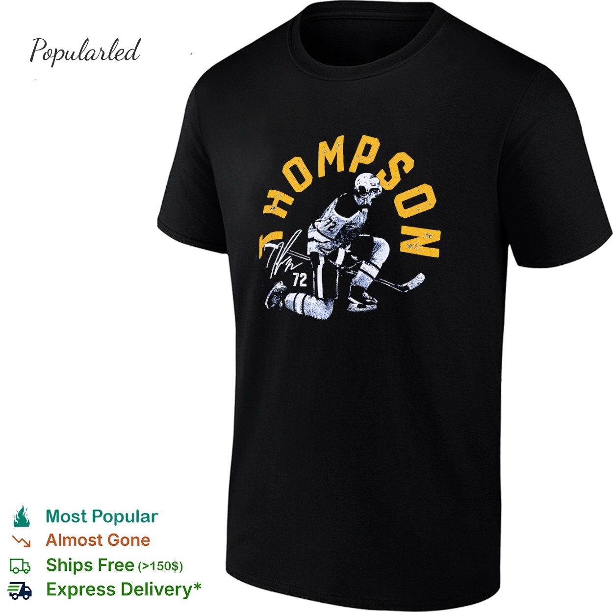 Tage Thompson number 72 of Buffalo Sabres ice hockey signature shirt