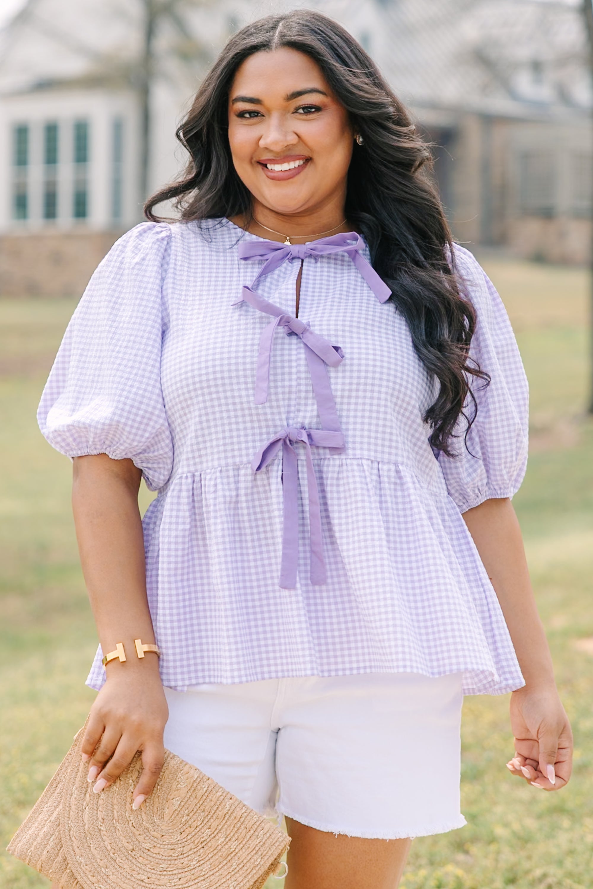 Take It Easy Now Top, Purple