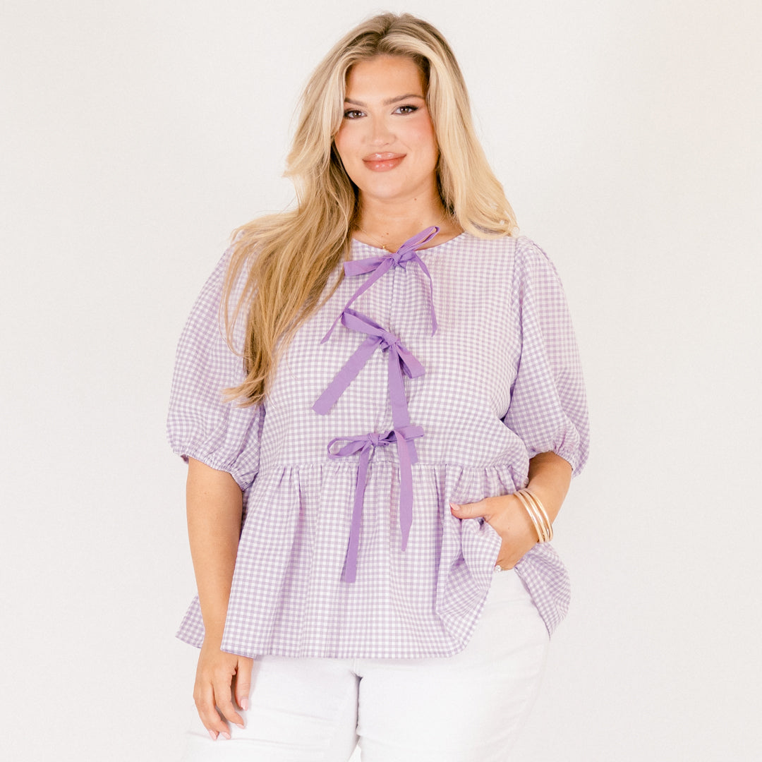 Take It Easy Now Top, Purple 8 Take It Easy Now Top, Purple - Image 8