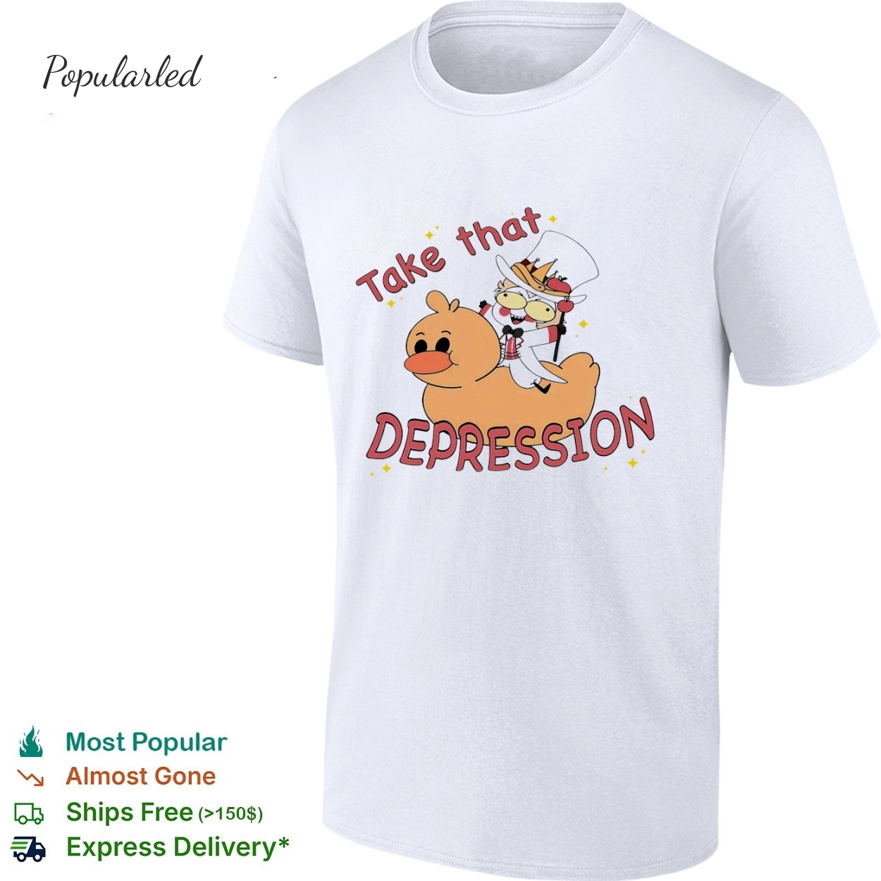 Take that depression hazbin hotel shirt