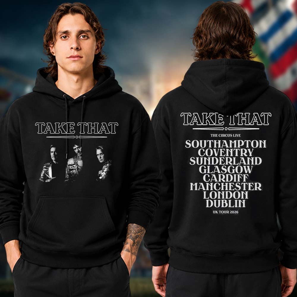 Take That Circus Live US Tour Black Hoodie