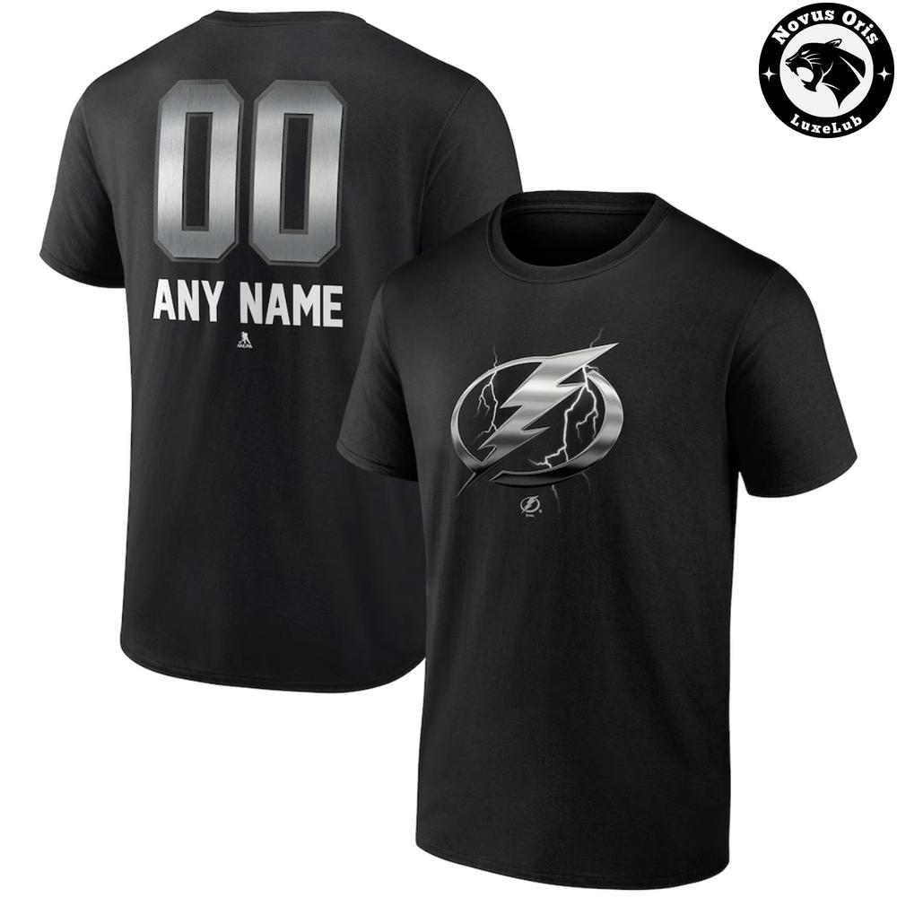 Tampa Bay Lightning NHL Hockey Arch Logo Graphic T-Shirt
