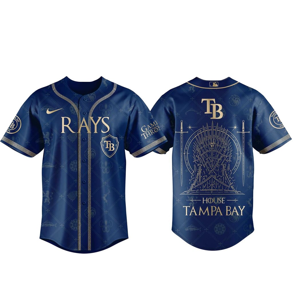 Tampa Bay Rays 2026 Game Of Thrones Night Baseball Jersey