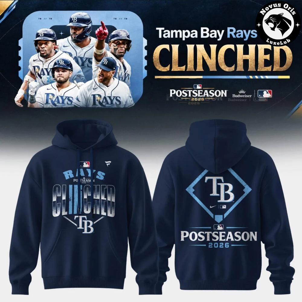 Tampa Bay Rays Postseason Clinched Win Our Way 2026 Hoodie 1 - Unicasport Tampa Bay Rays Postseason Clinched Win Our Way 2026 Hoodie