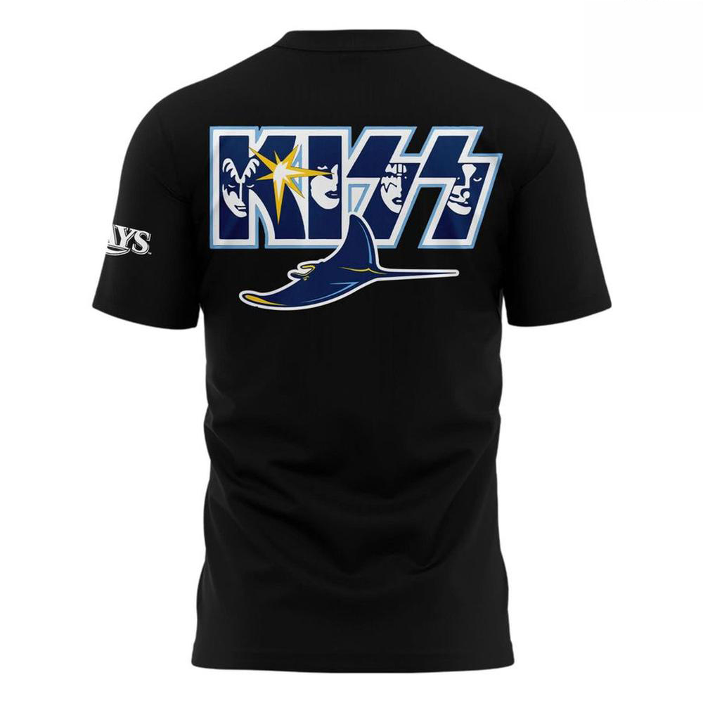 Tampa Bay Rays x KISS Forever Band Tour 2026 TShirt - Image 3