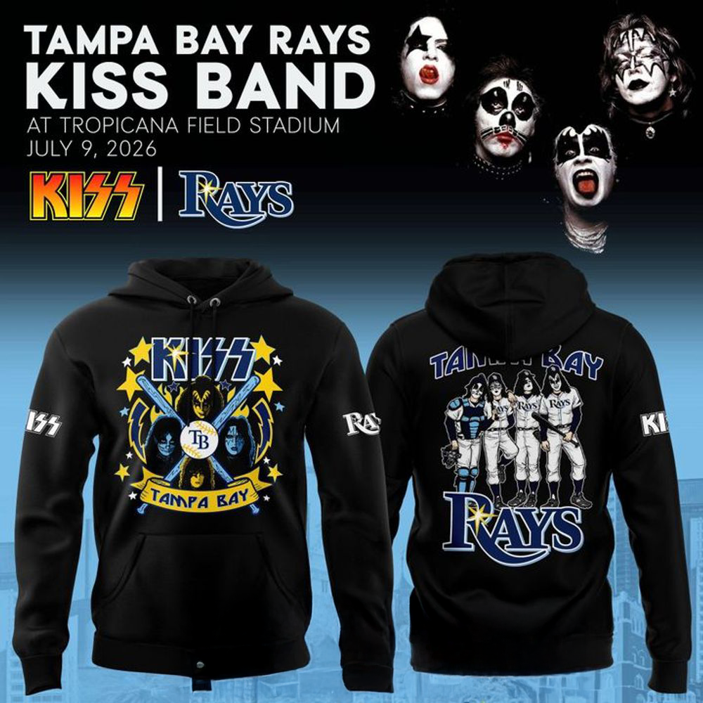 Tampa Bay Rays x Kiss Night 2026 Special Edition Hoodie