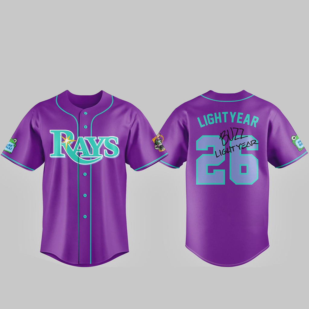 Tampa Bay Rays x Toy Story 5 Buzz Lightyear 2026 Baseball Jersey