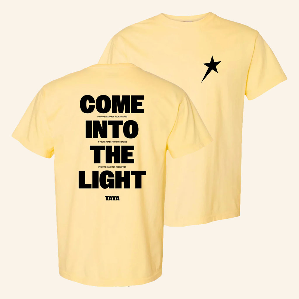 TAYA Merch 2026 Come Into The LightTShirtCITL Shirt Gifts For Music Lovers