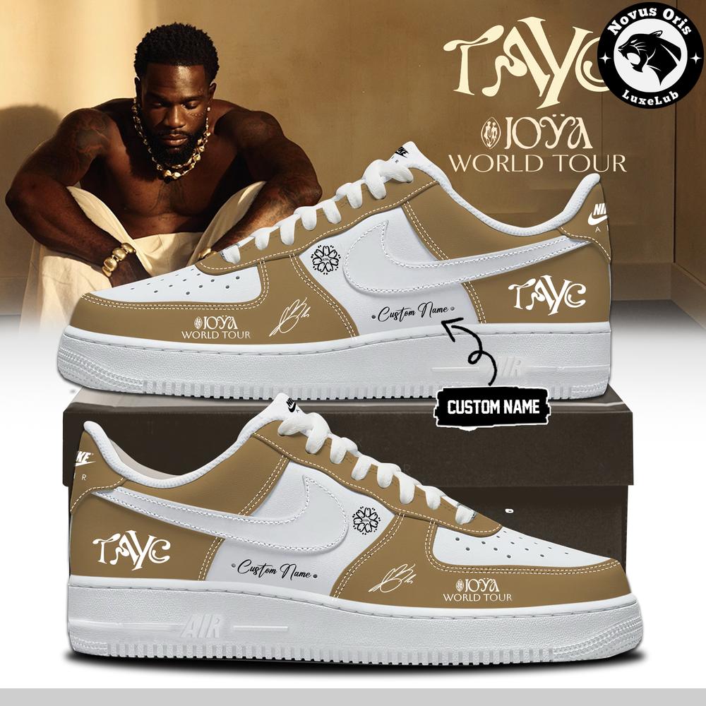 Tayc Joya World Tour 2026 Custom Name Air Force 1