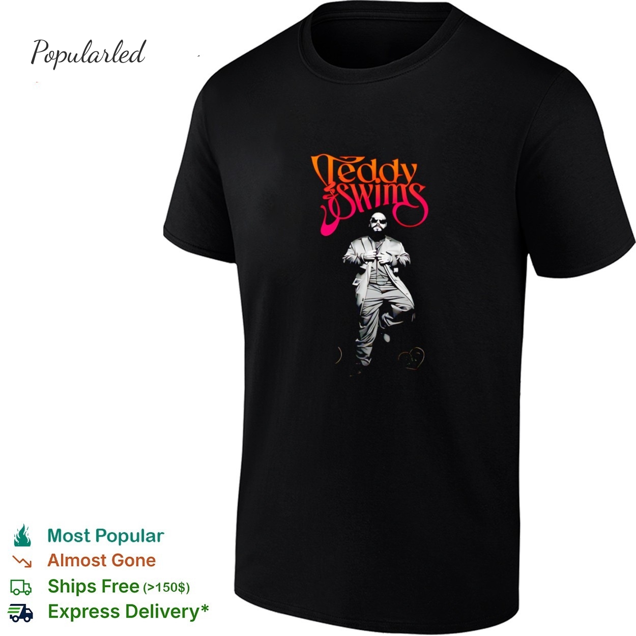 Teddy Swims 2026 The Ugly Tour retro shirt