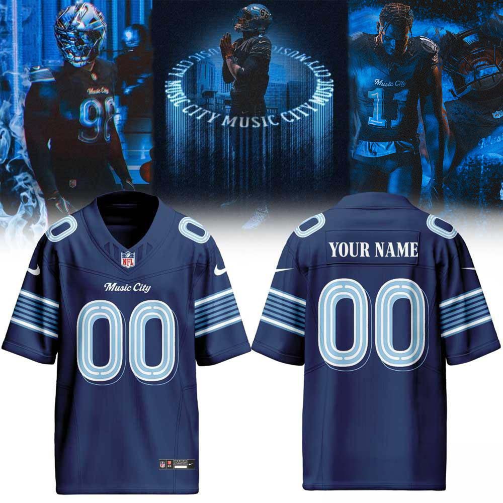 Tennessee Titans Rivalries 2026 Made In The Music City Custom Football Jersey 1 - Unicasport Tennessee Titans Rivalries 2026 Made In The Music City Custom Football Jersey