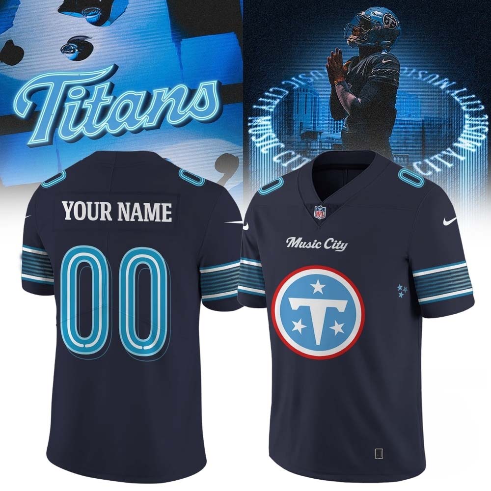 Tennessee Titans NFL Rivalries 2026 Custom Name And Number Football Jersey 1 - Unicasport Tennessee Titans NFL Rivalries 2026 Custom Name And Number Football Jersey