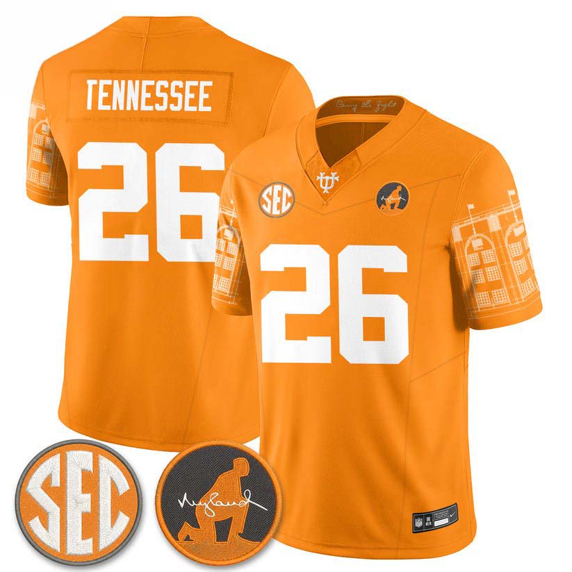Tennessee Volunteers Built From Legacy Orange Custom Football Jersey 2 - Unicasport Tennessee Volunteers Built From Legacy Orange Custom Football Jersey