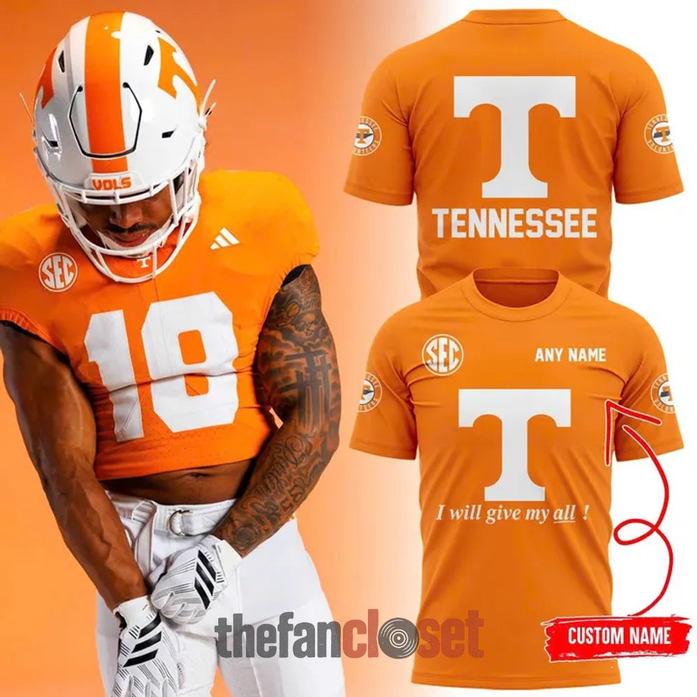 Tennessee Volunteers Football 2026 Special Edition New Shirt