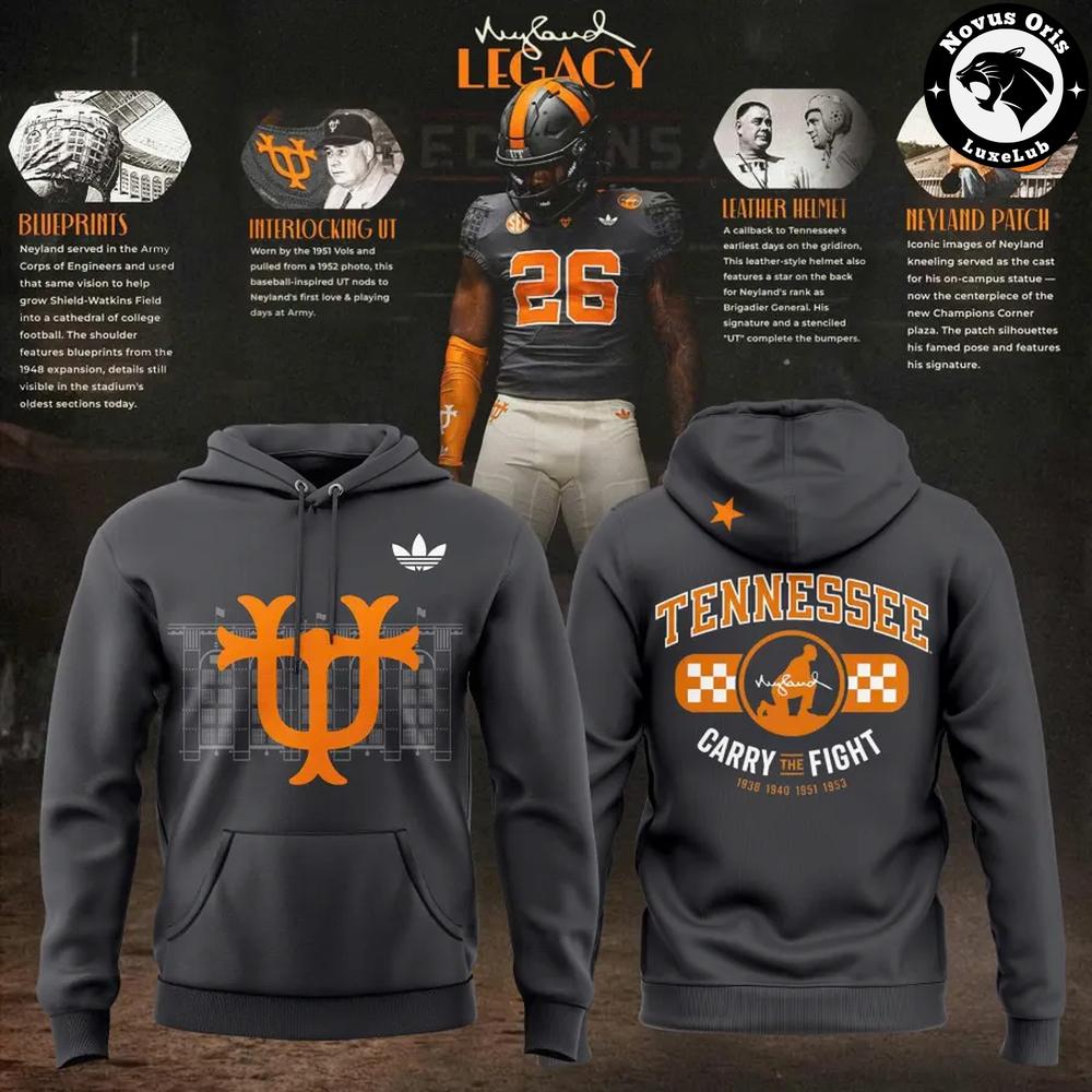 Tennessee Volunteers Neyland Legacy 2026 Pullover Hoodie 1 - Unicasport Tennessee Volunteers Neyland Legacy 2026 Pullover Hoodie