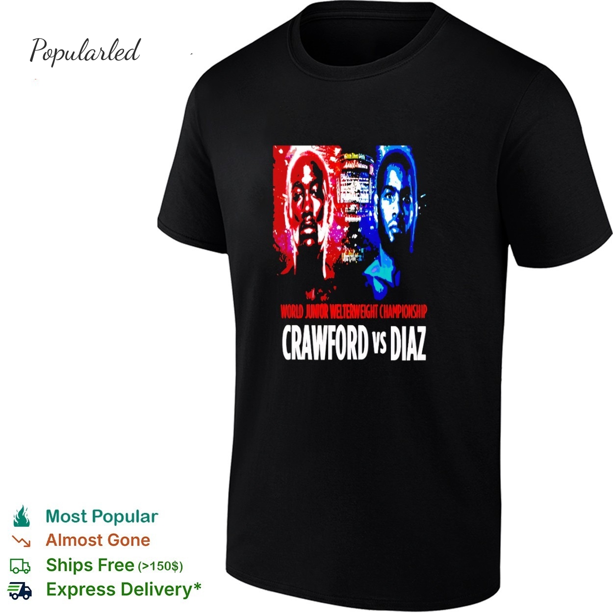 Terence Crawford vs Felix Diaz Cool Fight Poster Boxing shirt
