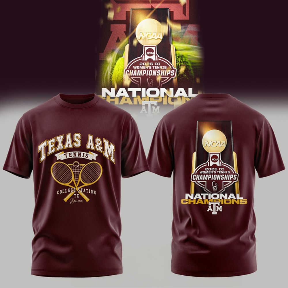 Texas AM Womens Tennis National Champions 2026 Special Shirt