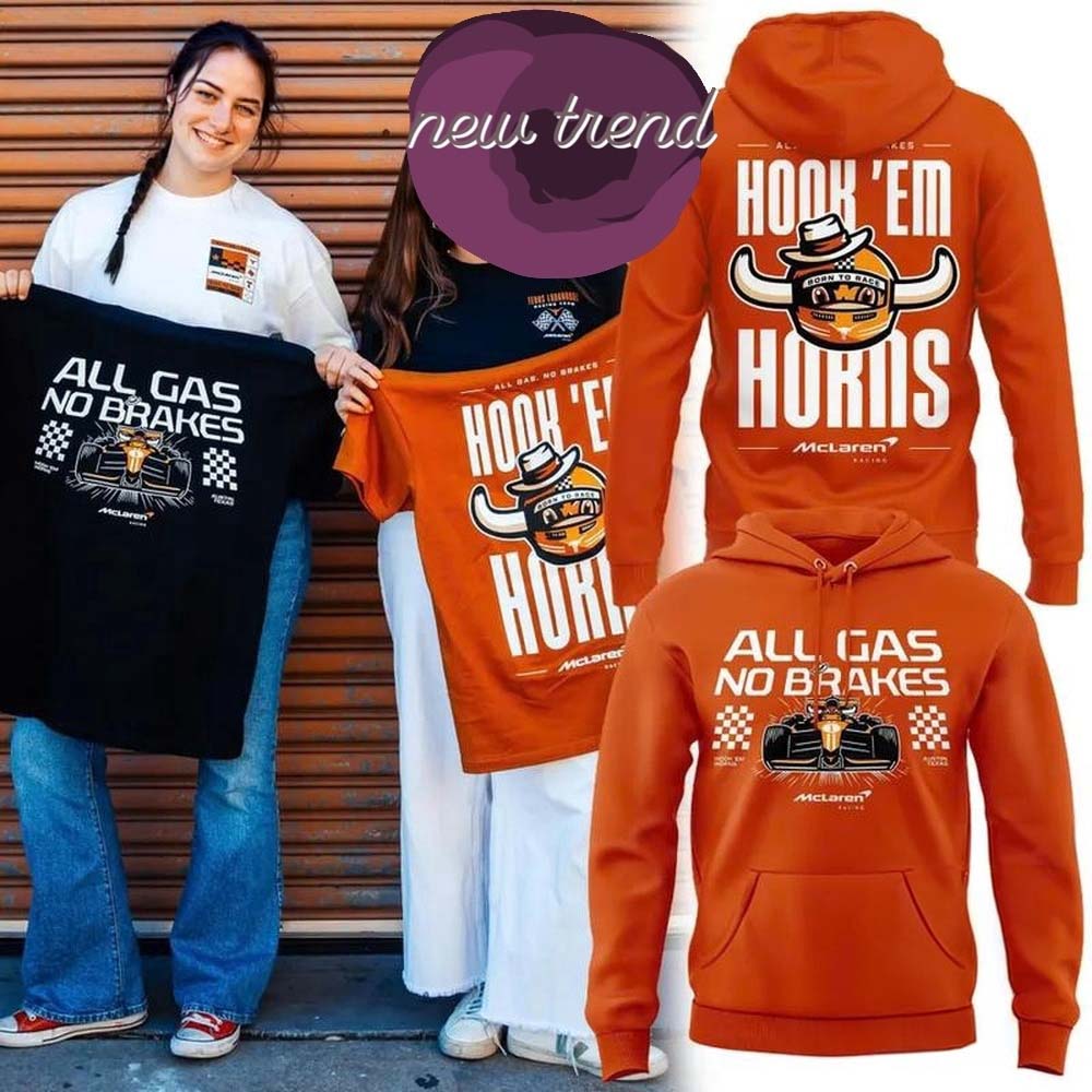 Texas Longhorns McLaren Racing Team Hook Em Horns 2026 Limited Hoodie