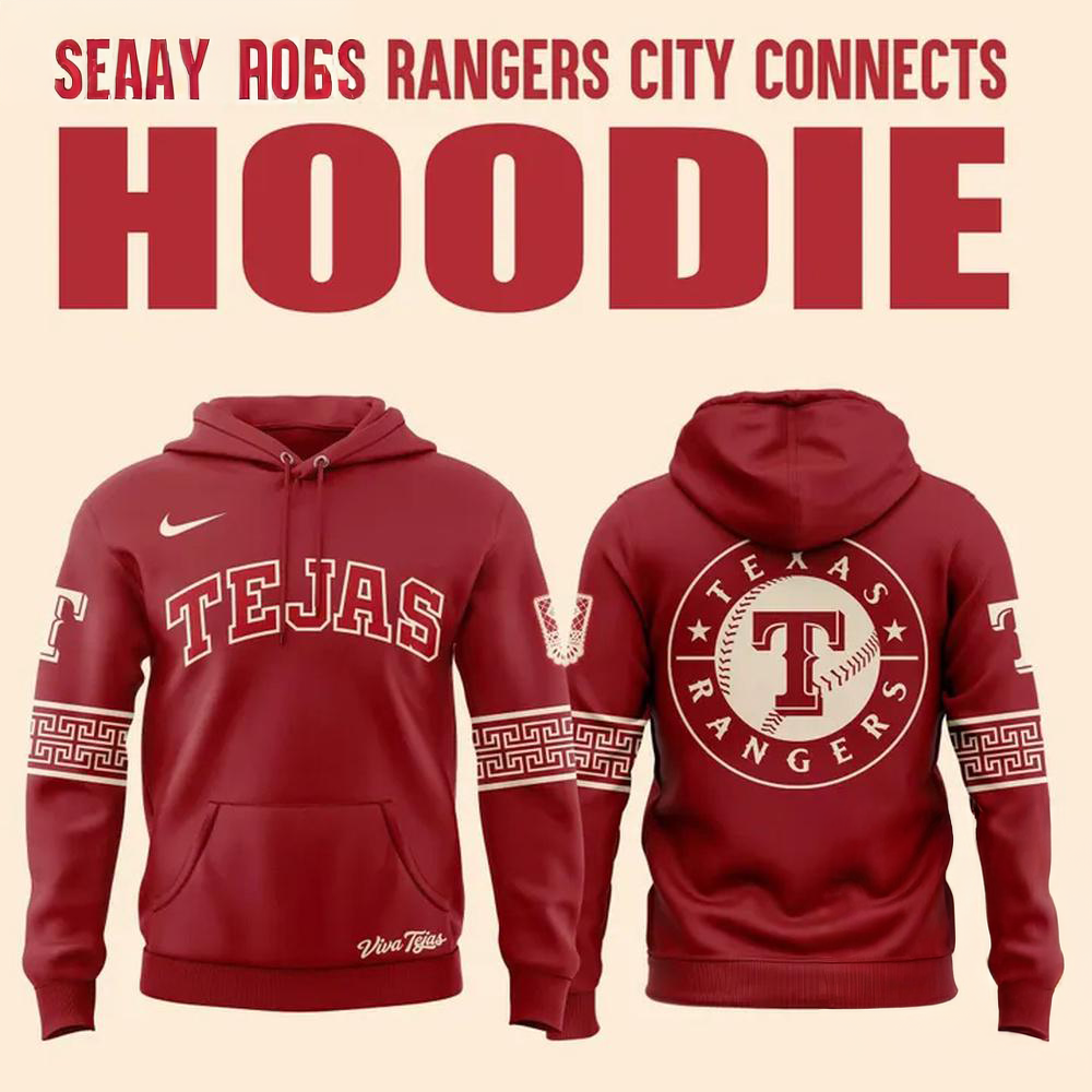 Texas Rangers MLB 2026 City Connect Hoodie - theprintfast
