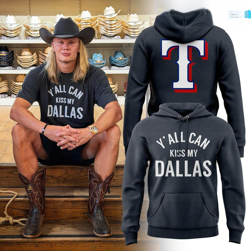 Texas Rangers Erling Haaland Dallas Hoodie