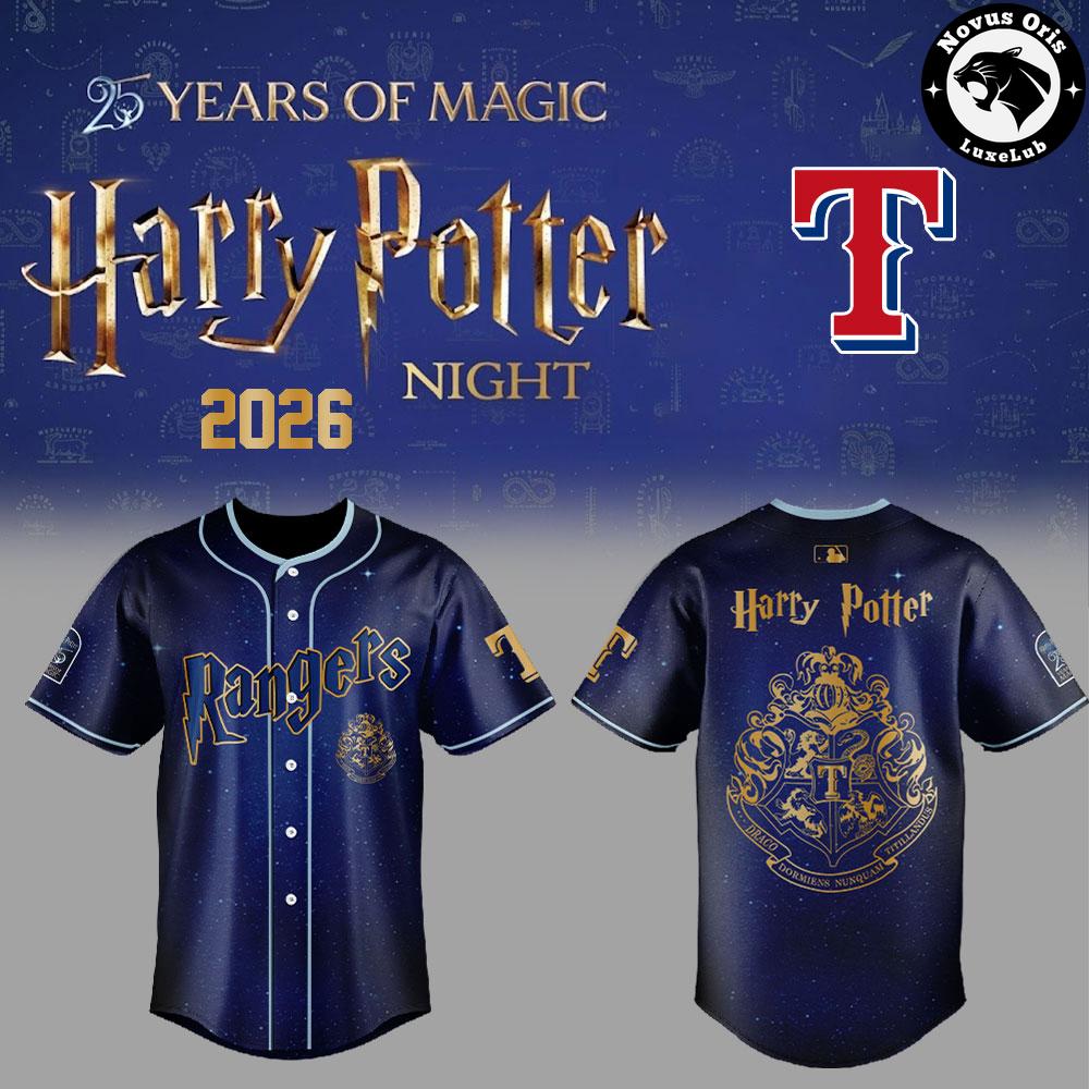 Texas Rangers x Harry Potter Night 2026 Limited Baseball Jersey