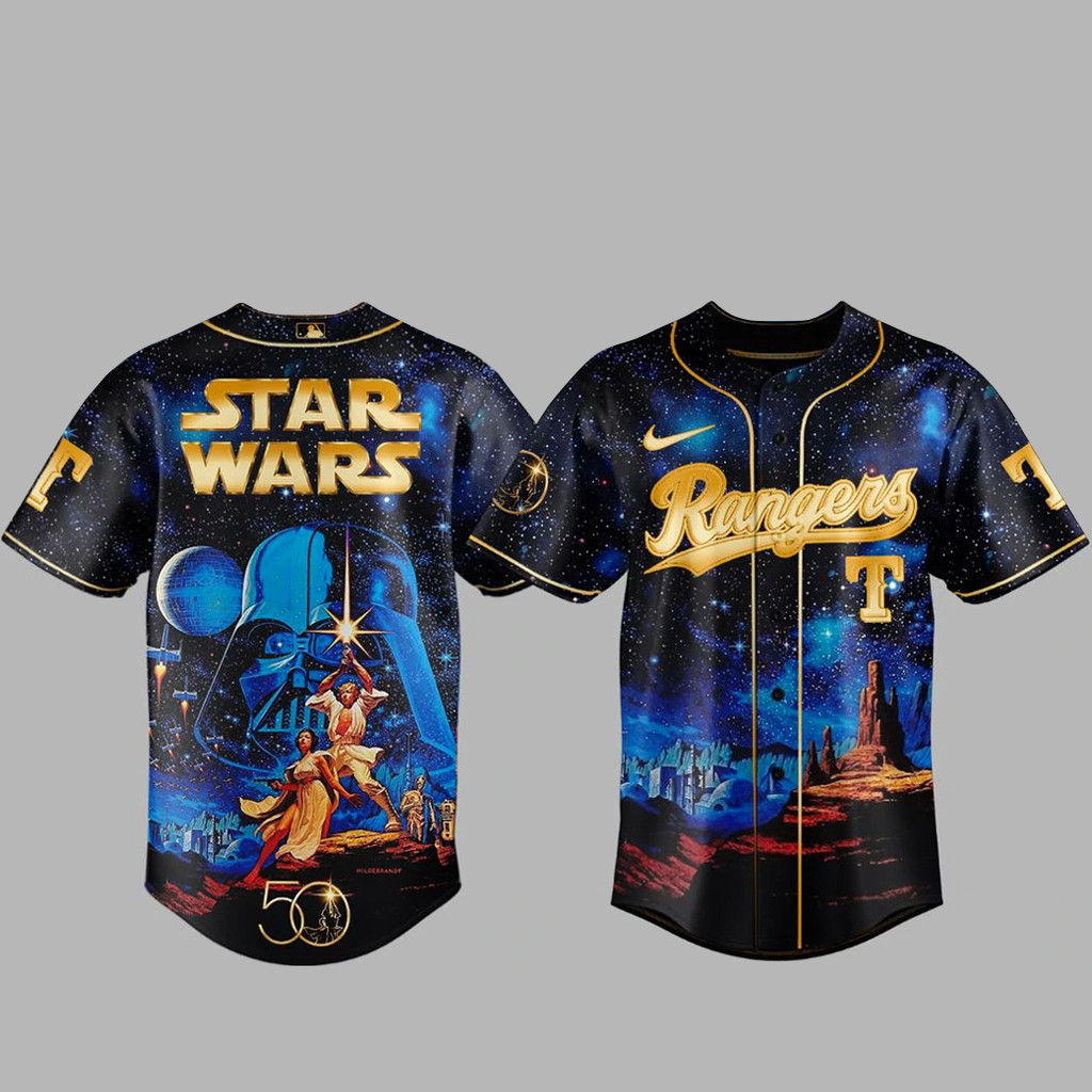 Texas Rangers x Star Wars 2026 Baseball Jersey Version 2