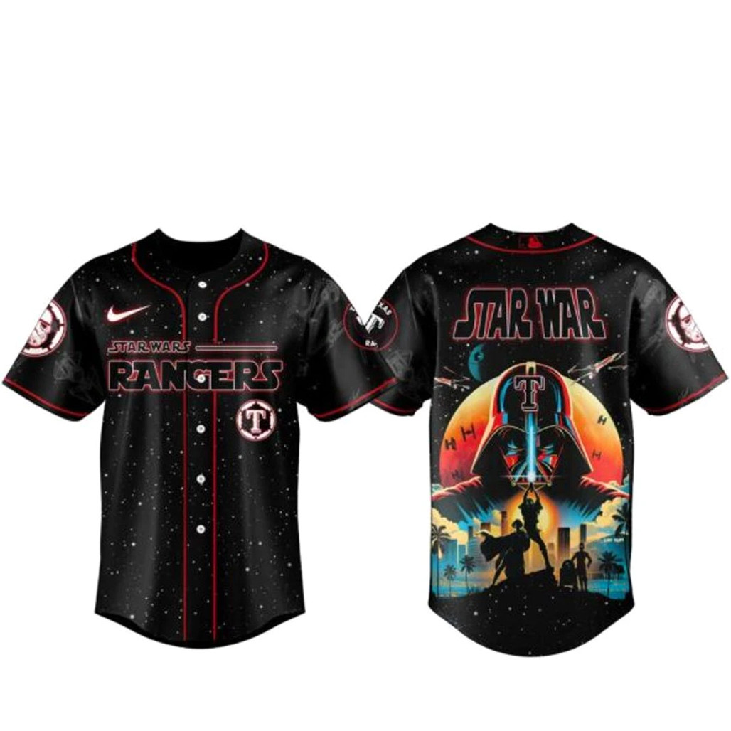 Texas Rangers x Star Wars Night 2026 Baseball Jersey