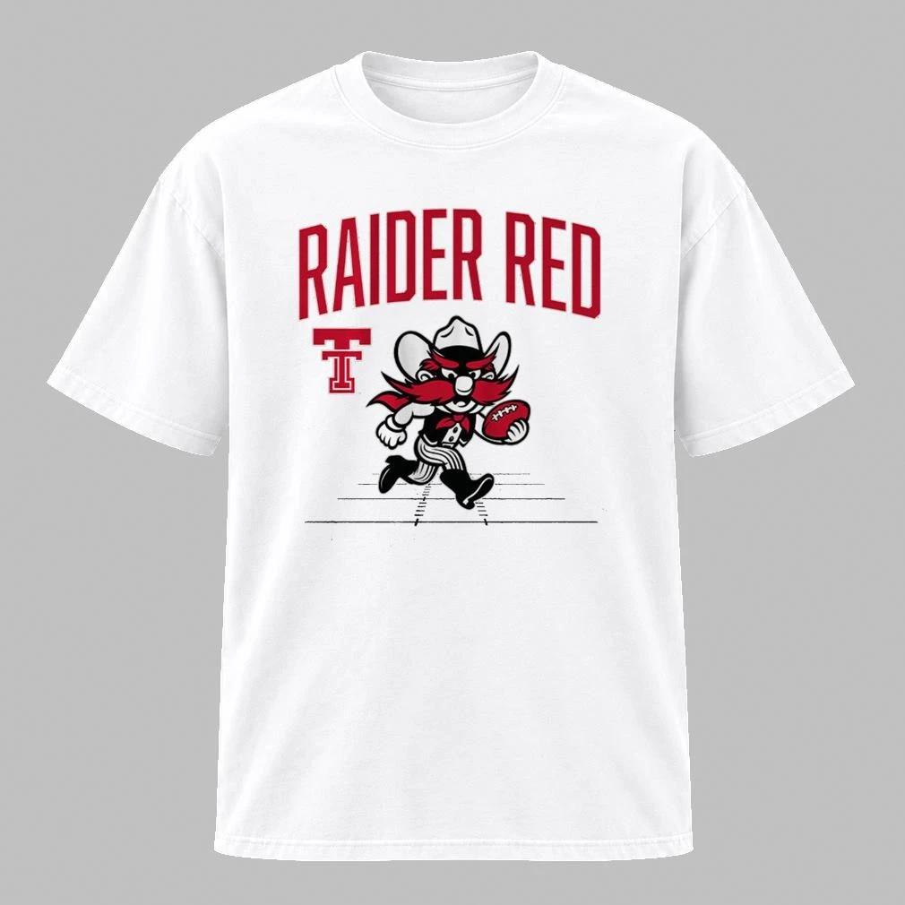 Texas Tech Football Raider Red Gridiron Mascot Shirt