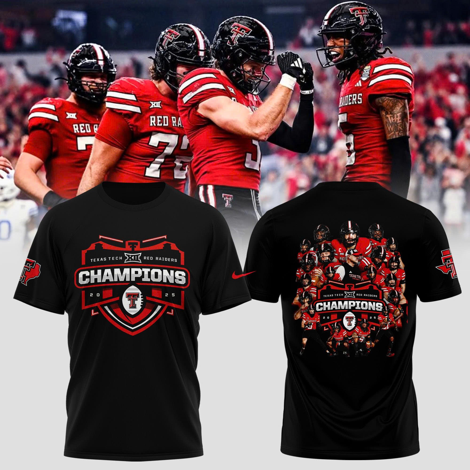 TEXAS TECH RED RAIDERS ARE BIG 12 CHAMPIONS!