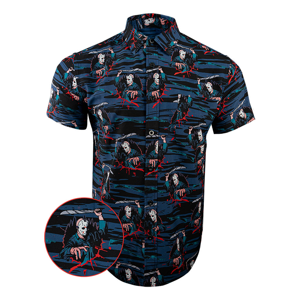 The 13th Black Button Down Shirt Concealed Carry Hawaiian Shirt Best Gifts For Dad