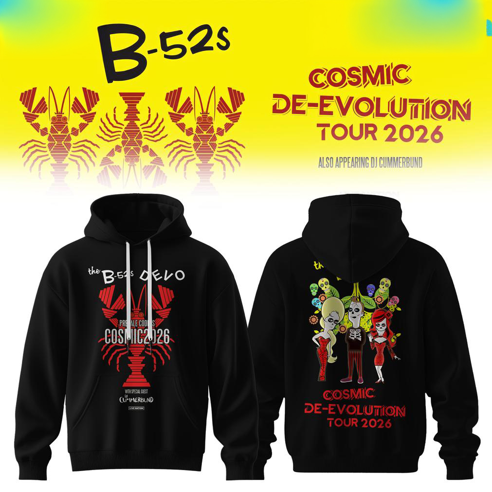 The B52s DEVO Cosmic DeEvolution Hoodie