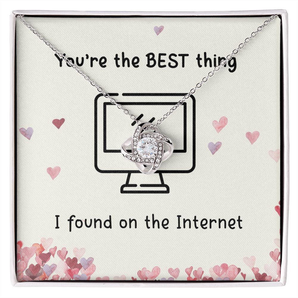 The Best Thing I Found On the Internet Love Knot Necklace 1 The Best Thing I Found On the Internet Love Knot Necklace