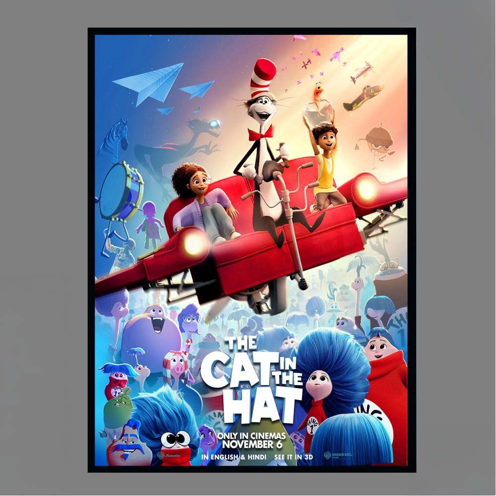The Cat in the Hat Only In Cinemas November 6 Animated Movie Poster