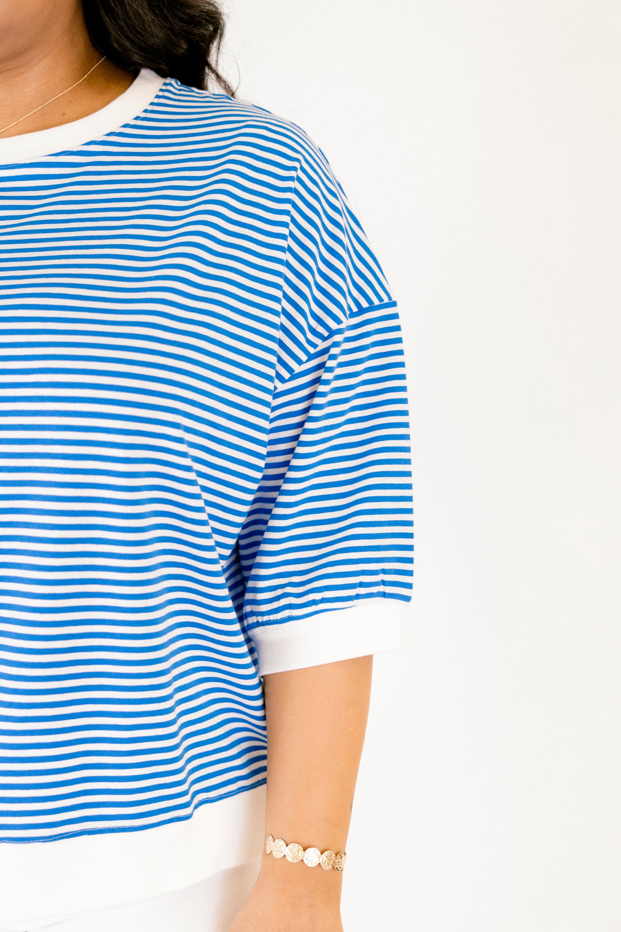 The Classic Coastline Top, Ocean Blue 4 The Classic Coastline Top, Ocean Blue - Image 4