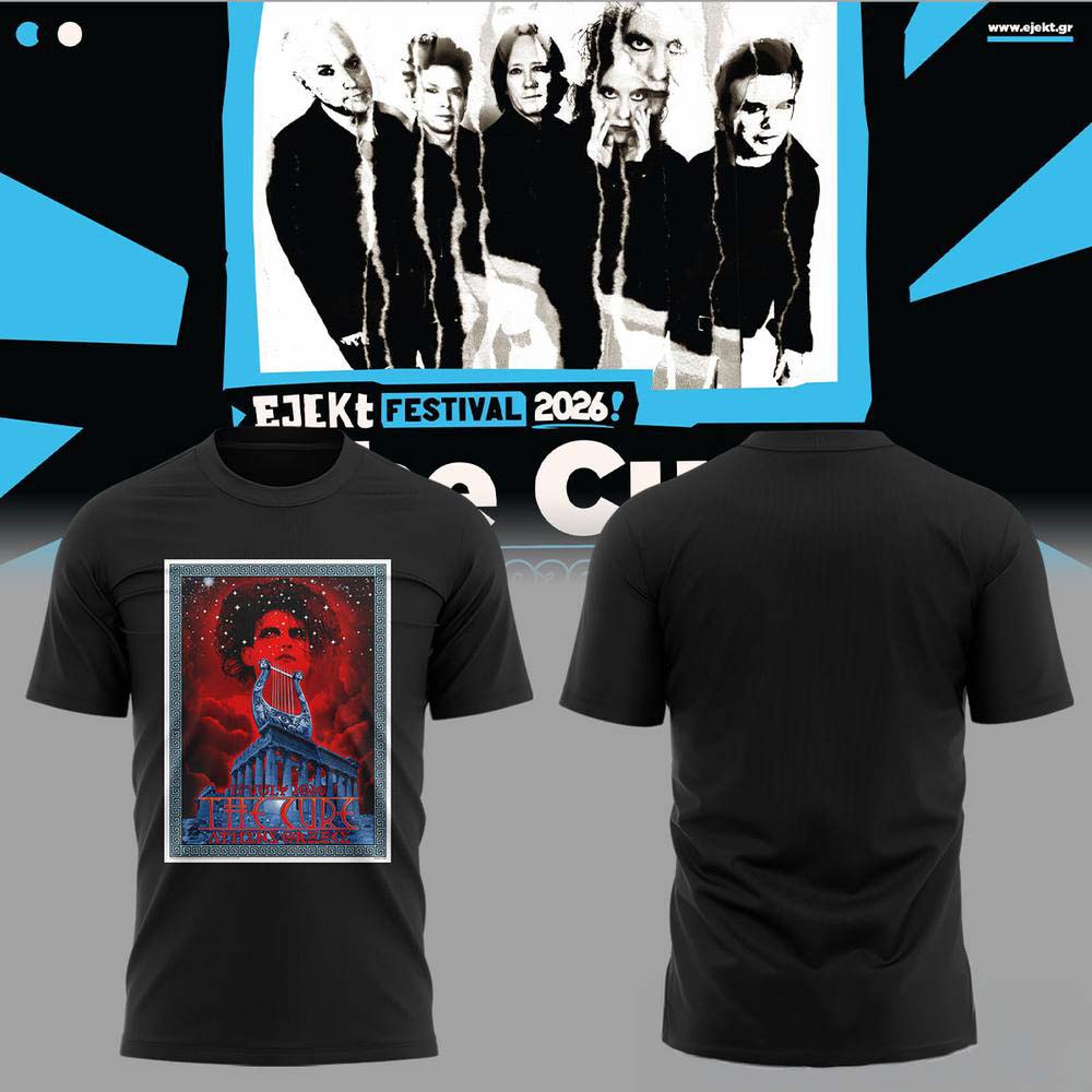 The Cure EJEKT Festival 2026 in Athens T-Shirt