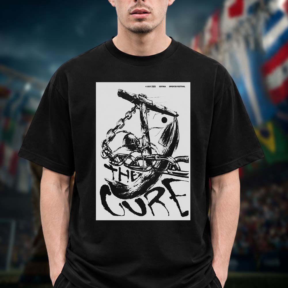 The Cure Open'er Festival 2026 Limited Edition Black Unisex T Shirt