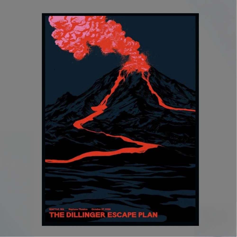The Dillinger Escape Plan Seattle WA October 27 2026 Poster
