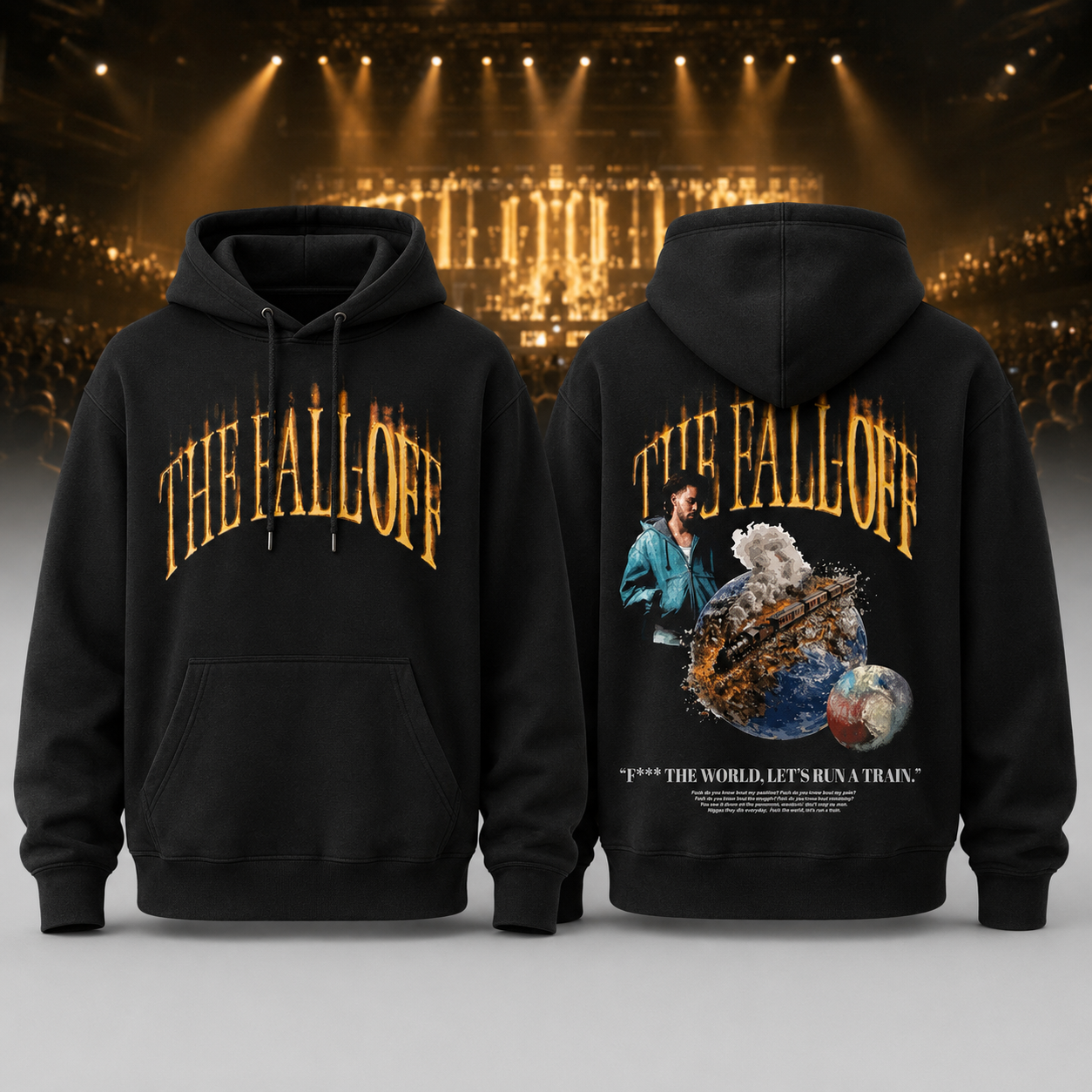 The Fall-Off Tour 2026 F The World Let's Run A Train Hoodie Gift For