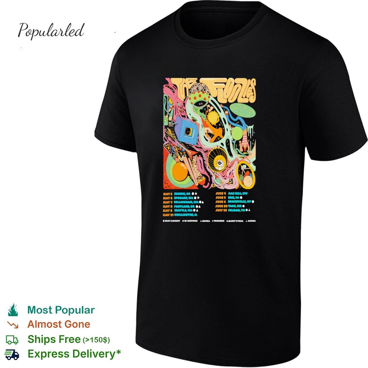 The Floozies Summer Tour 2026 Poster shirt
