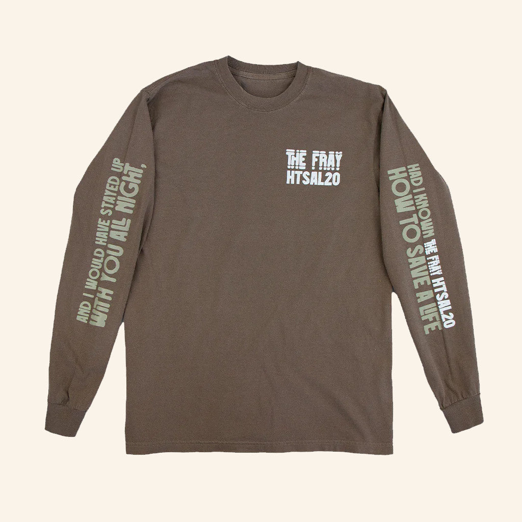 The Fray Merch The Fray Lyric Long Sleeve Shirt Christmas Gifts For Dudes