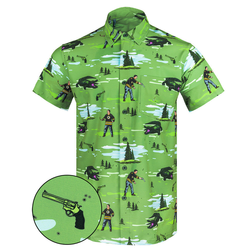 The Gilmore Button Down Shirt Tactical Hawaiian Shirt Gift Ideas For Gun Lovers