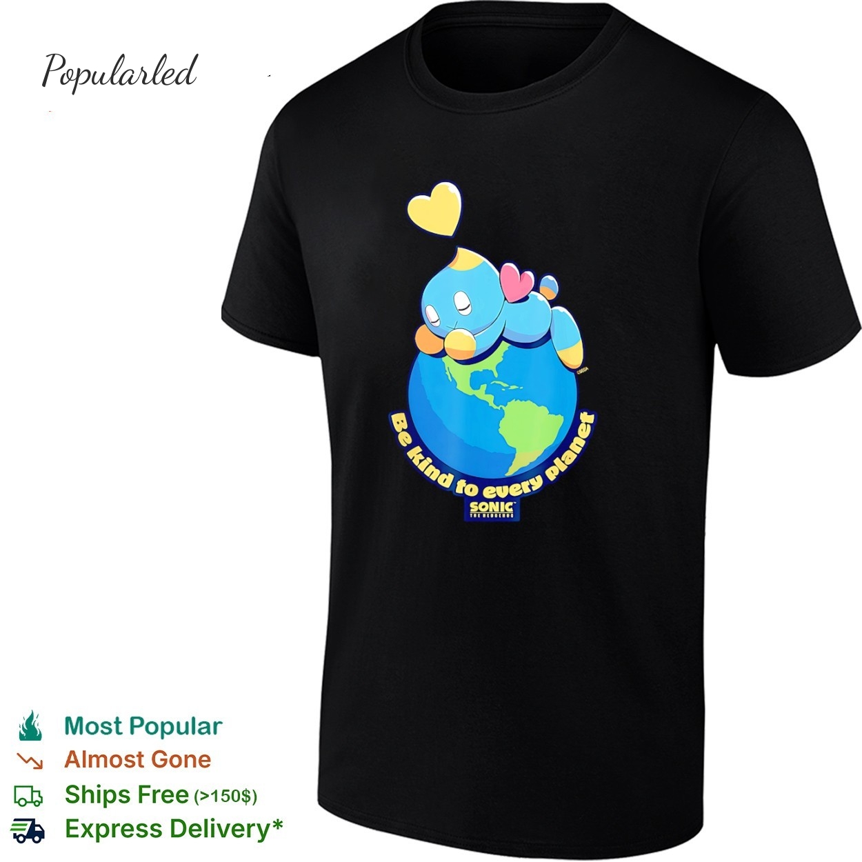 The Hedgehog Chao Earth Day Be Kind to Every Planet shirt