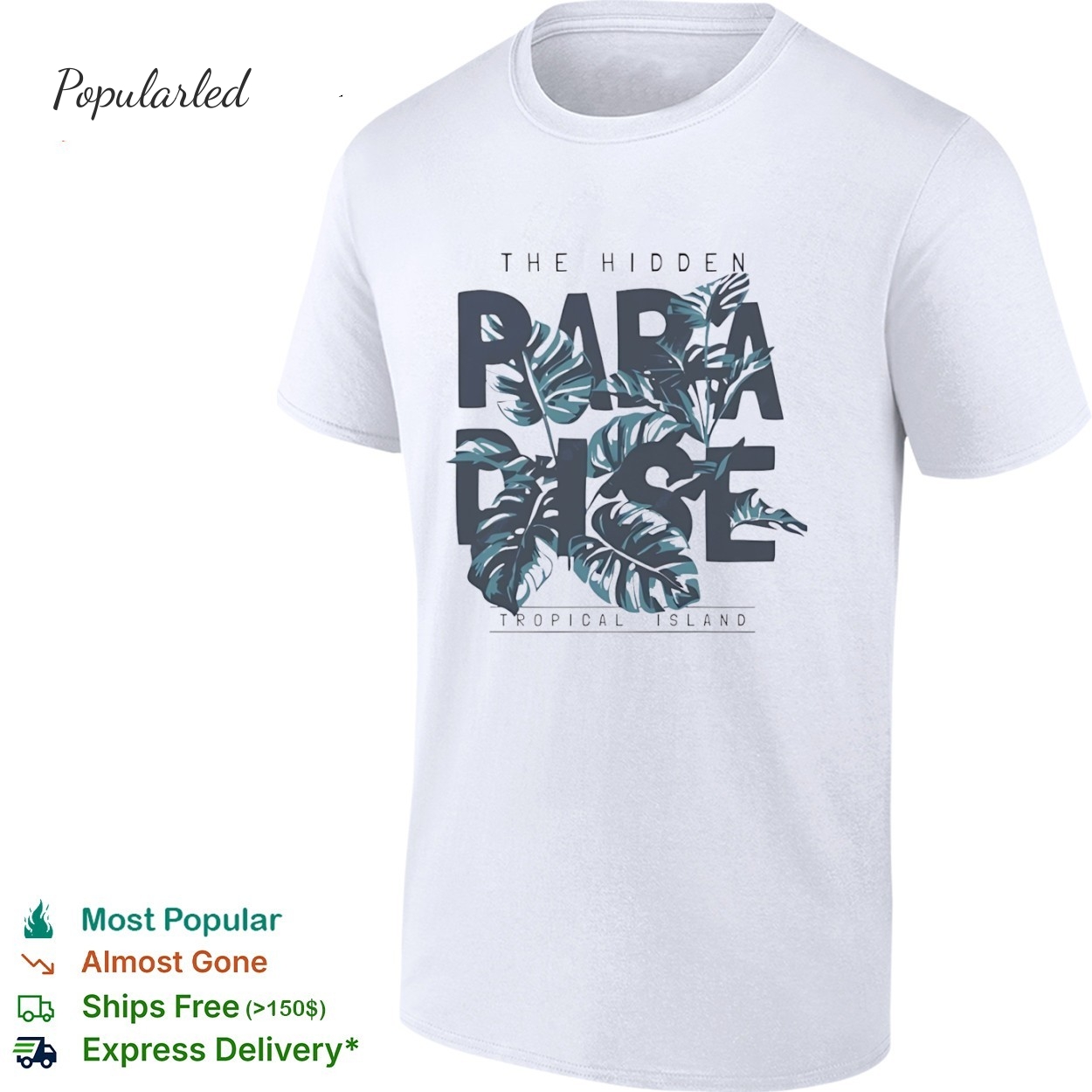 The Hidden Paradise Tropical Island shirt
