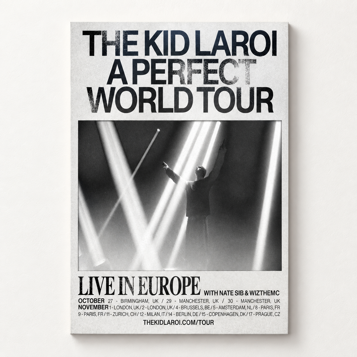 The Kid LAROI A Perfect World UK EU Tour Dates Home Decor Poster Canvas