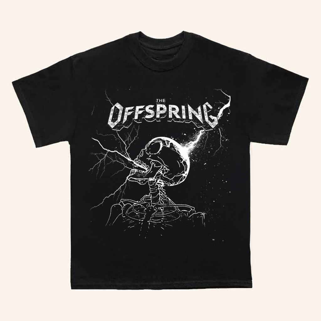 The Offspring Merch Supercharged Black T-Shirt Gift Ideas For Music Lovers