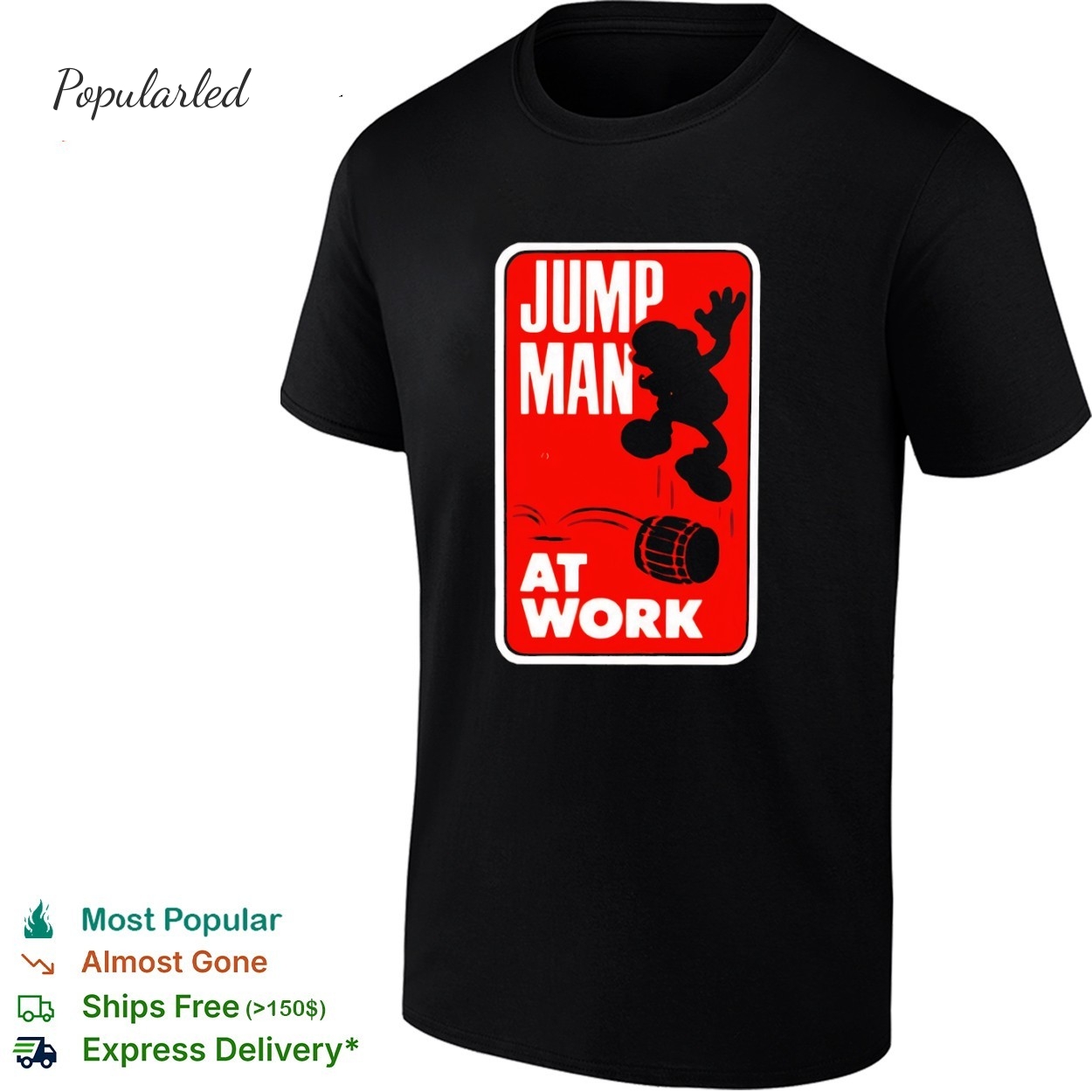 The Original Jumpman Super Mario Bros Nintendo shirt