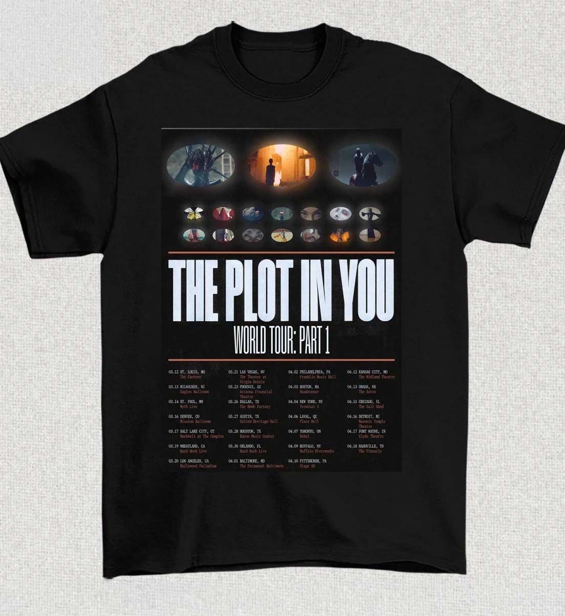The Plot In You World Tour Dates 2027 Part 1 TShirt