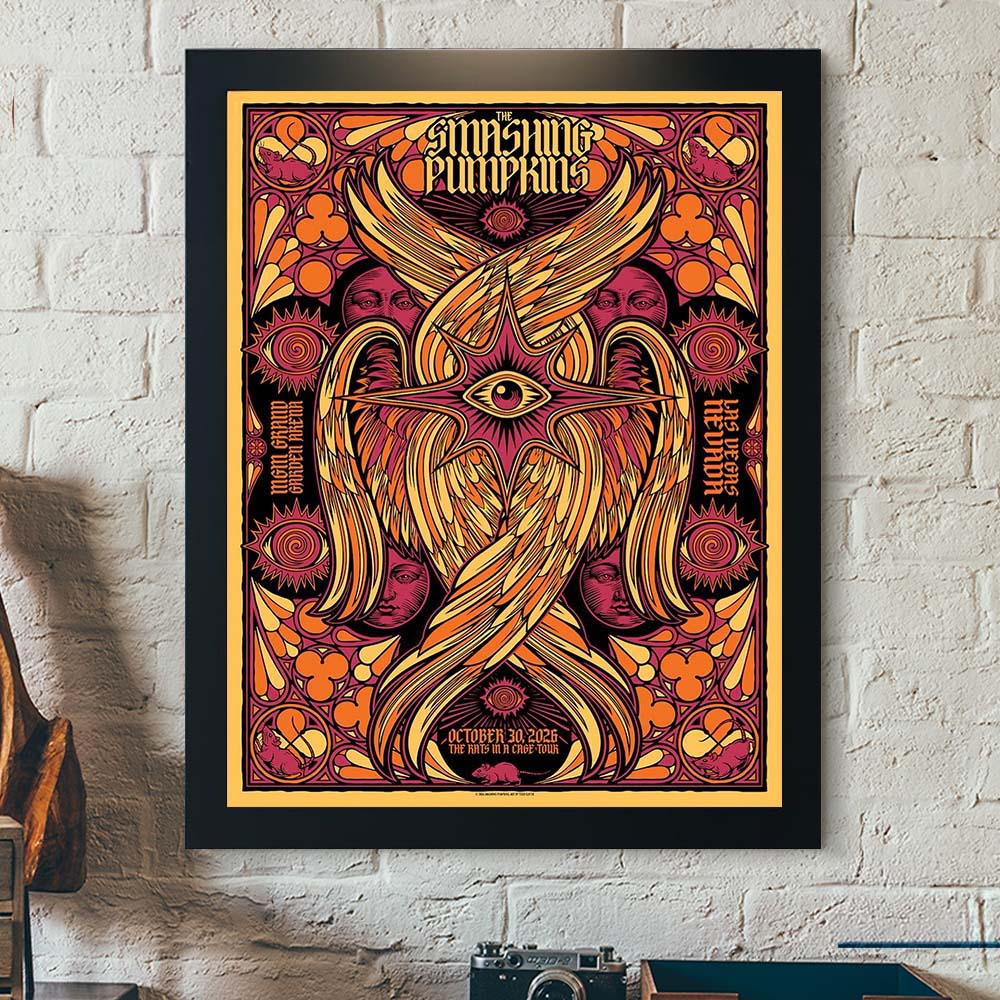 The Smashing Pumpkins Las Vegas Event Poster 2026 Live At MGM Grand Garden Arena October 30 2026 Home Decor Poster Canvas