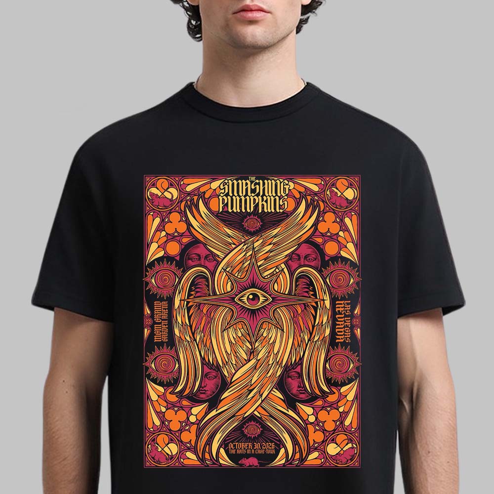 The Smashing Pumpkins Las Vegas Event Poster 2026 Live At MGM Grand Garden Arena October 30 2026 TShirt